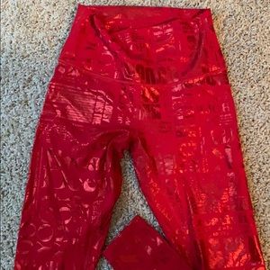 Lululemon Red Pants size 4